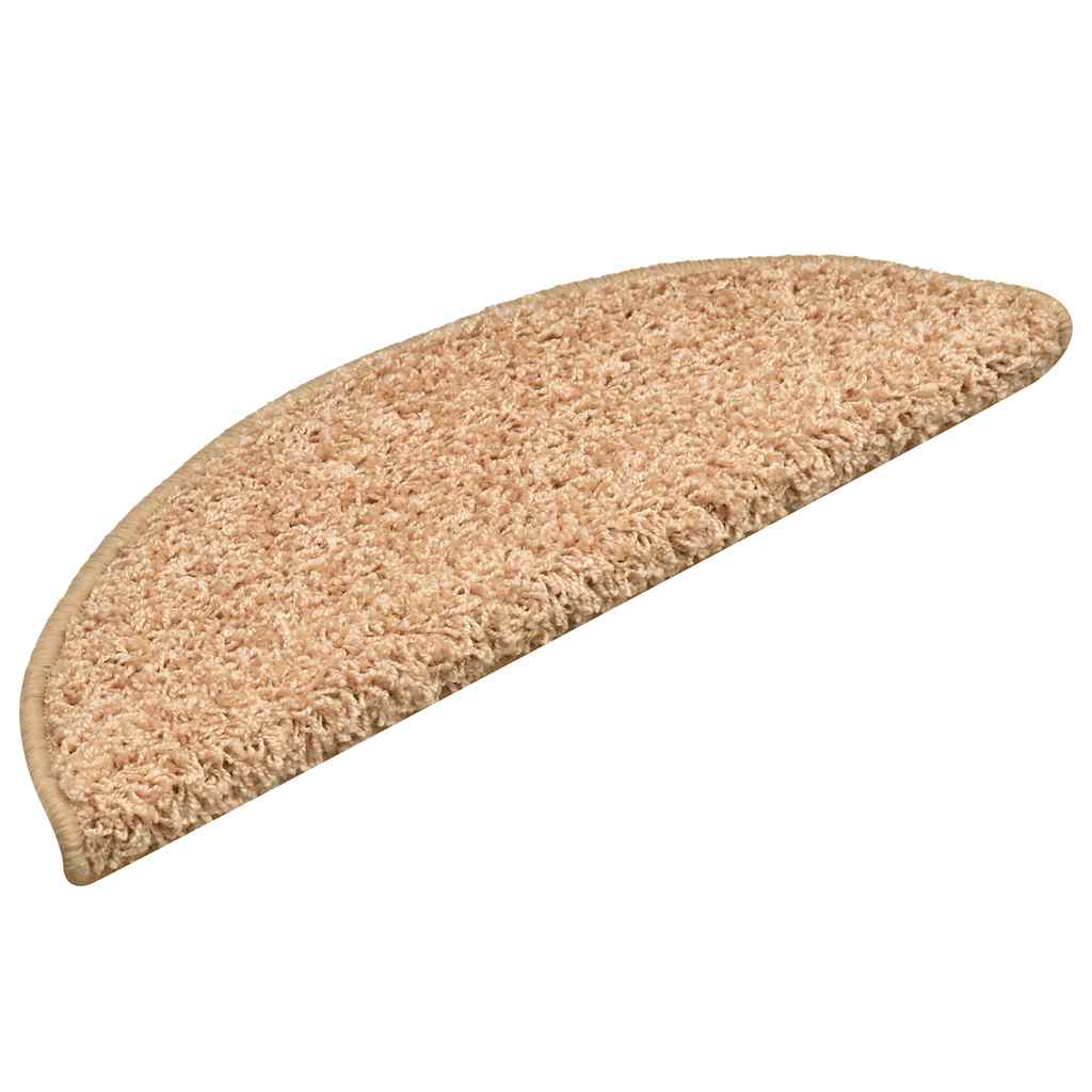 trappemåtter 30 stk. 56x17x3 cm guld halvrund