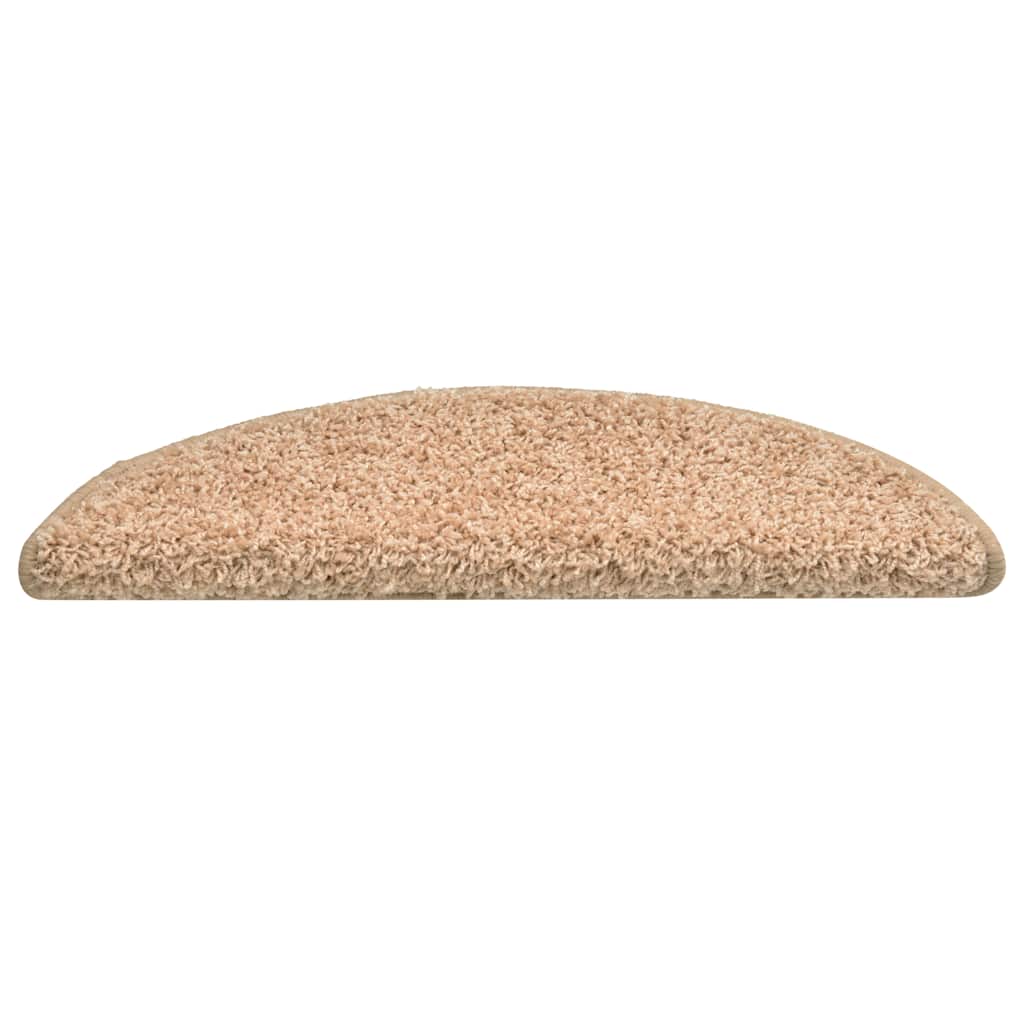 trappemåtter 30 stk. 56x17x3 cm guld halvrund