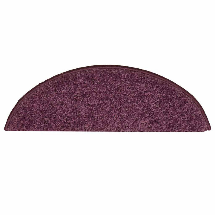 trappemåtter 30 stk. 56 x 17 x 3 cm mørkelilla halvrunde