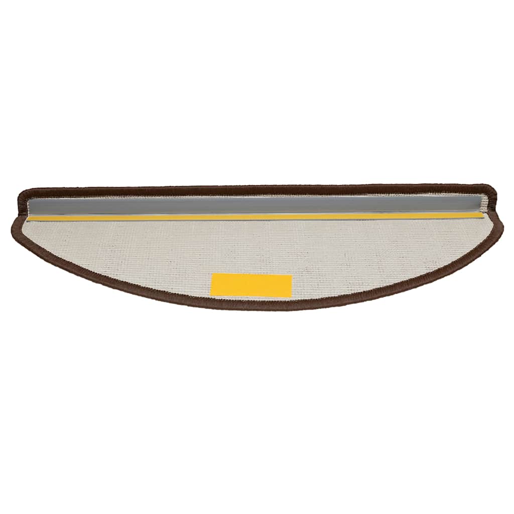 trappemåtter 30 stk. 65x21x4 cm brune halvrunde store