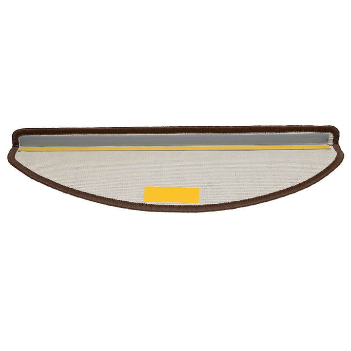 trappemåtter 30 stk. 65x21x4 cm brune halvrunde store
