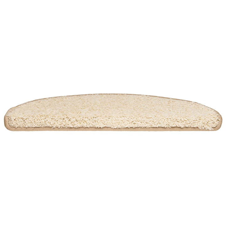 trappemåtter 30 stk. 65x21x4 cm cremefarvede halvrund store