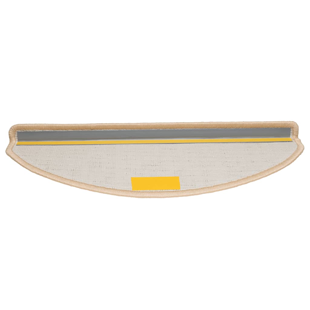 trappemåtter 30 stk. 65x21x4 cm cremefarvede halvrund store