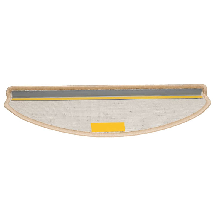 trappemåtter 30 stk. 65x21x4 cm cremefarvede halvrund store