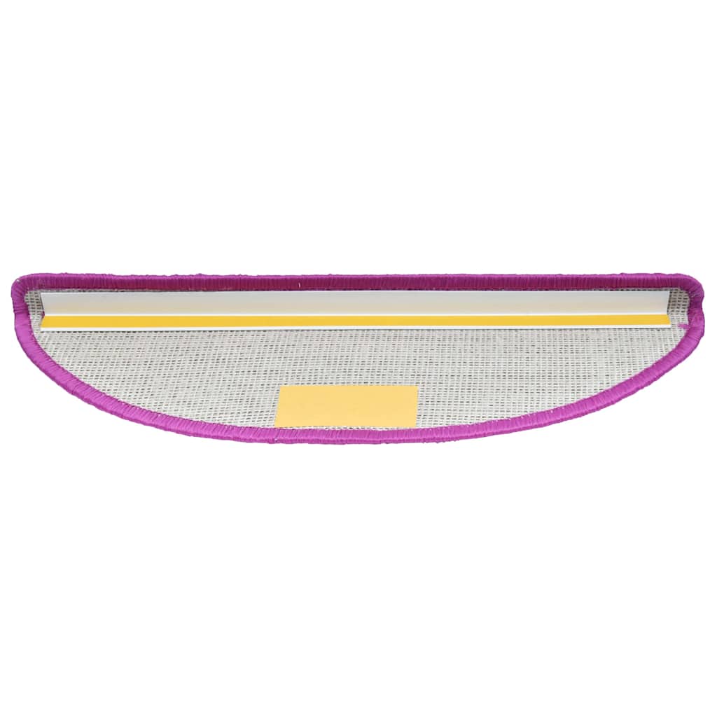 trappemåtter 30 stk. 65 x 21 x 4 cm violet halvrund stor