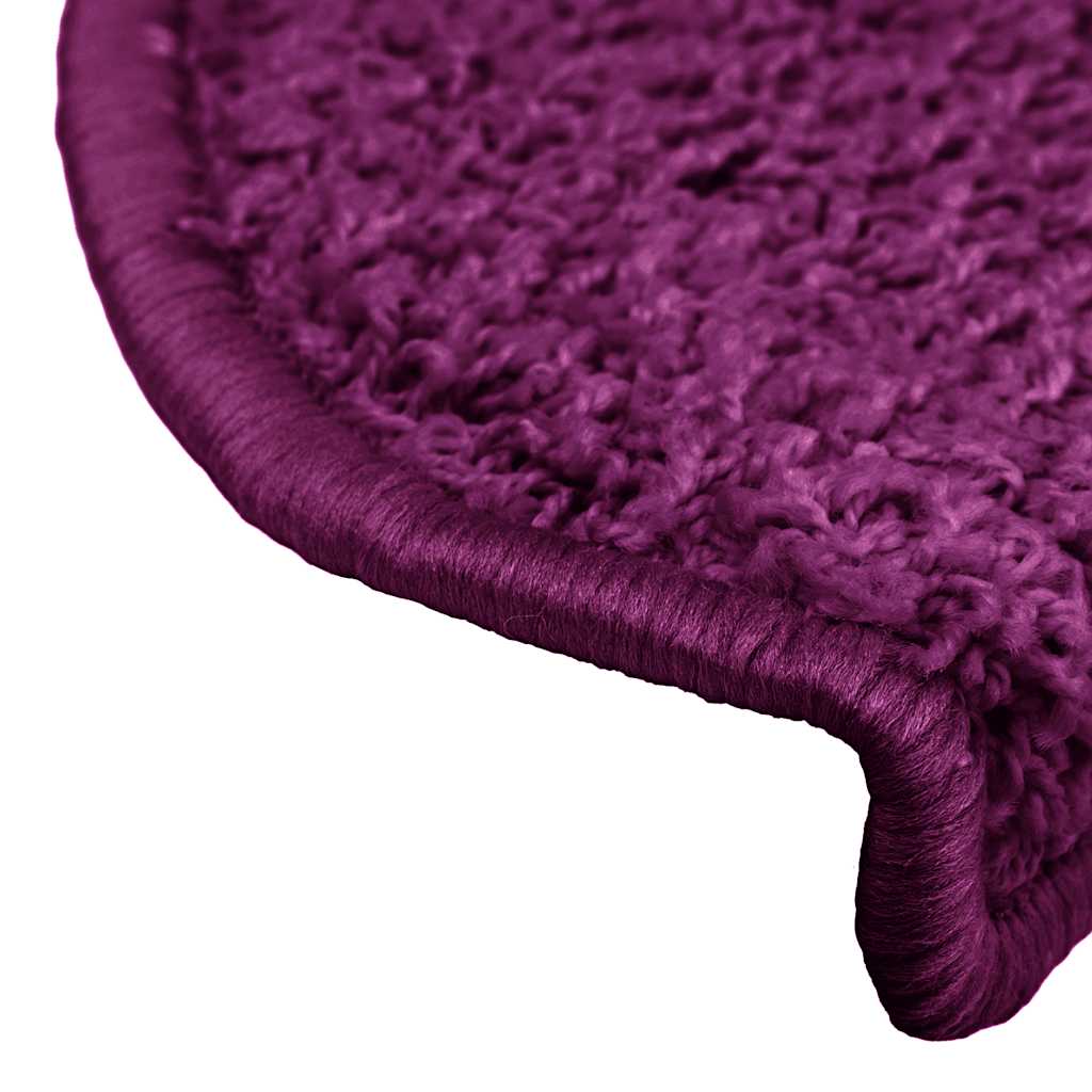 trappemåtter 30 stk. 65 x 21 x 4 cm violet halvrund stor
