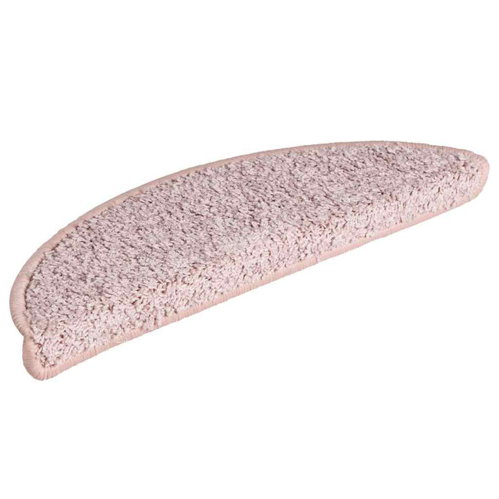 trappemåtter 30 stk. 65 x 21 x 4 cm lyserød halvrunde store