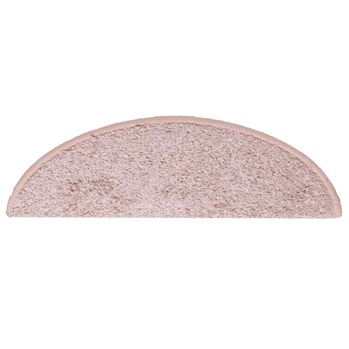 trappemåtter 30 stk. 65 x 21 x 4 cm lyserød halvrunde store