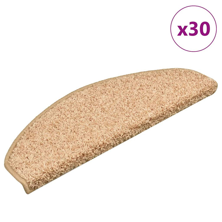 trappemåtter 30 stk. 65x21x4 cm guld halvrund store