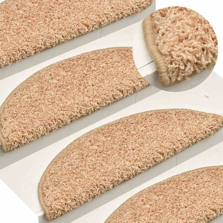 trappemåtter 30 stk. 65x21x4 cm guld halvrund store