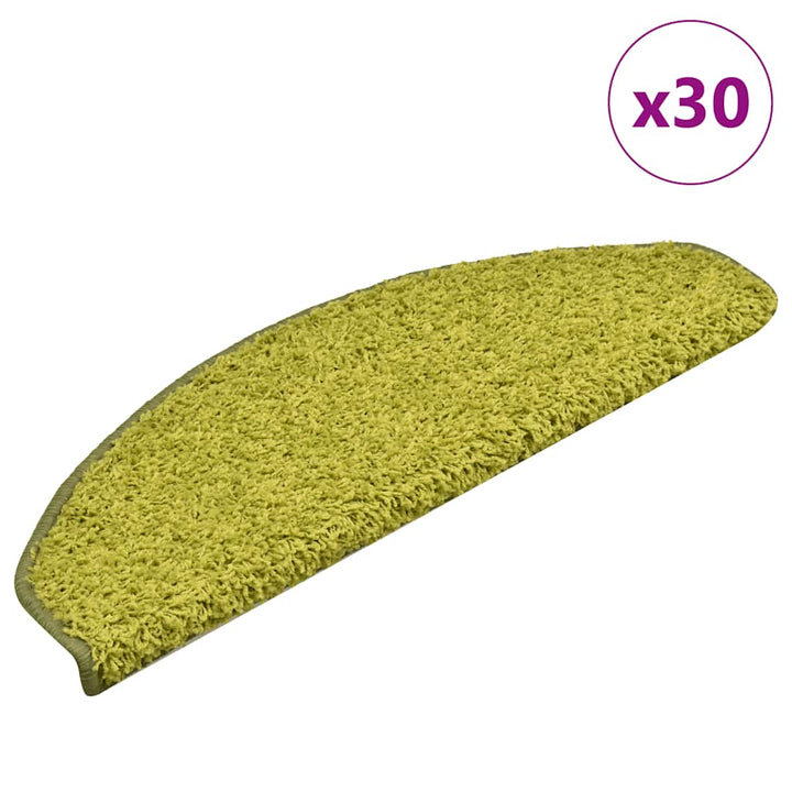 trappemåtter 30 stk. 65x21x4 cm grønne halvrund store