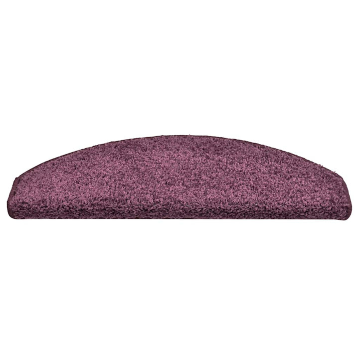 trappemåtter 30 stk. 65 x 21 x 4 cm mørkelilla halvrunde store