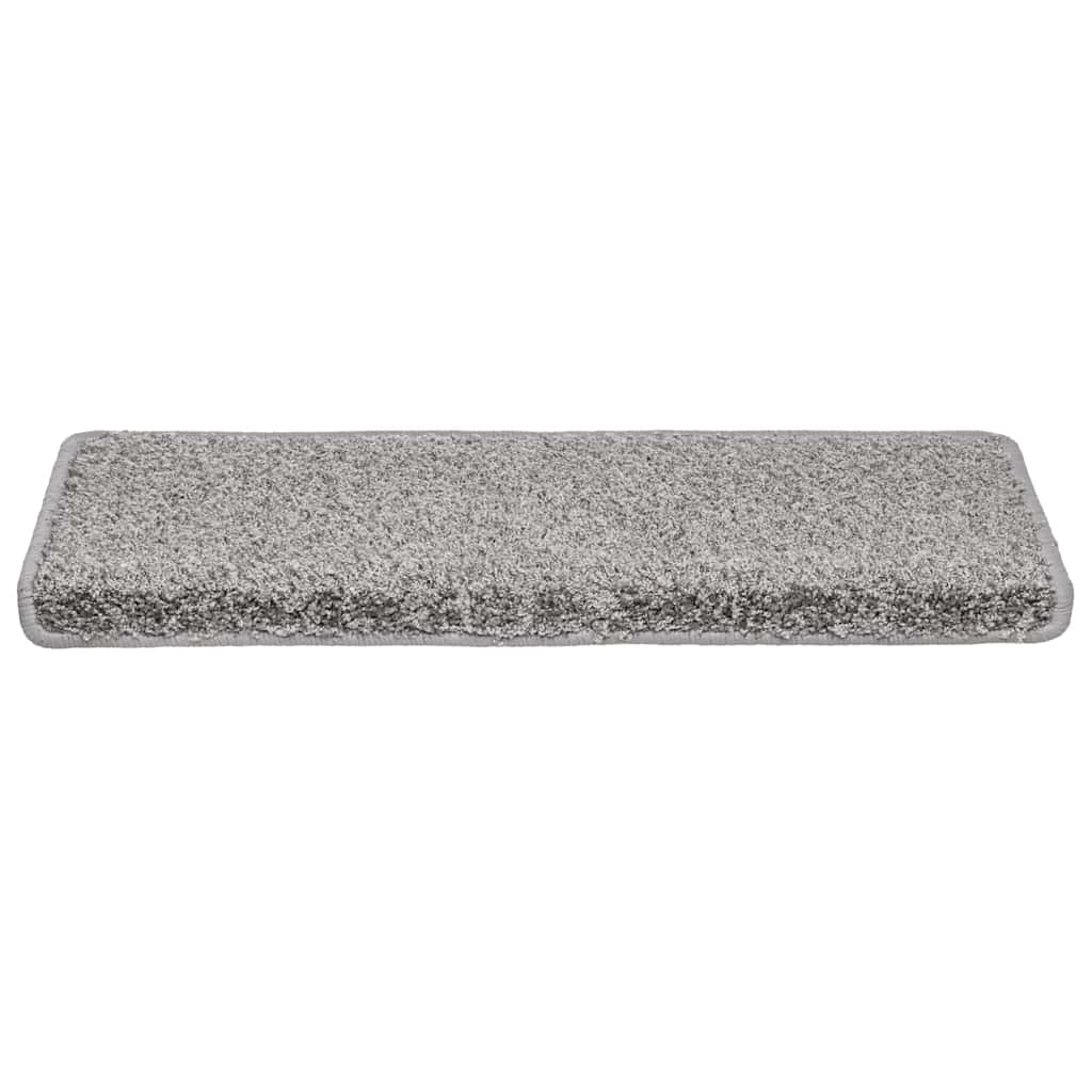 trappemåtter 30 stk. 65x21x4 cm grå rektangulær kant