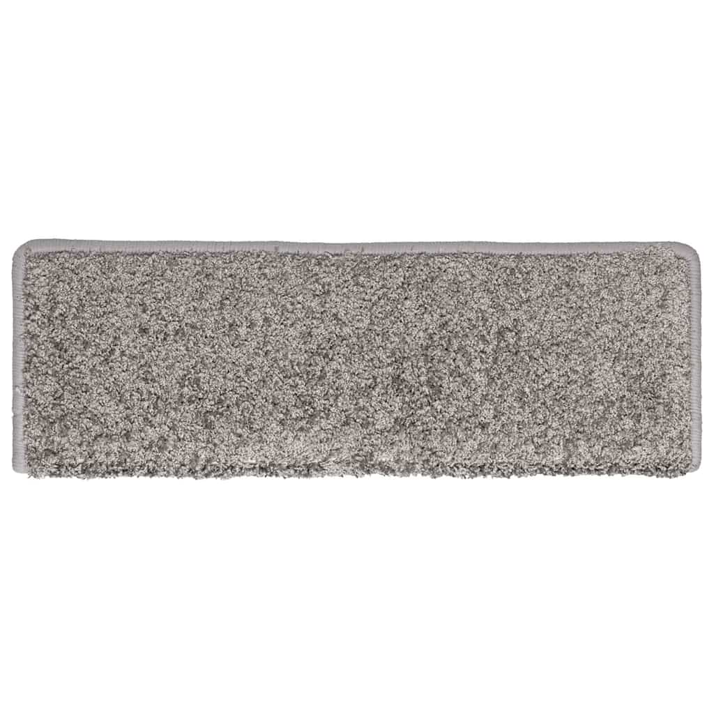 trappemåtter 30 stk. 65x21x4 cm grå rektangulær kant
