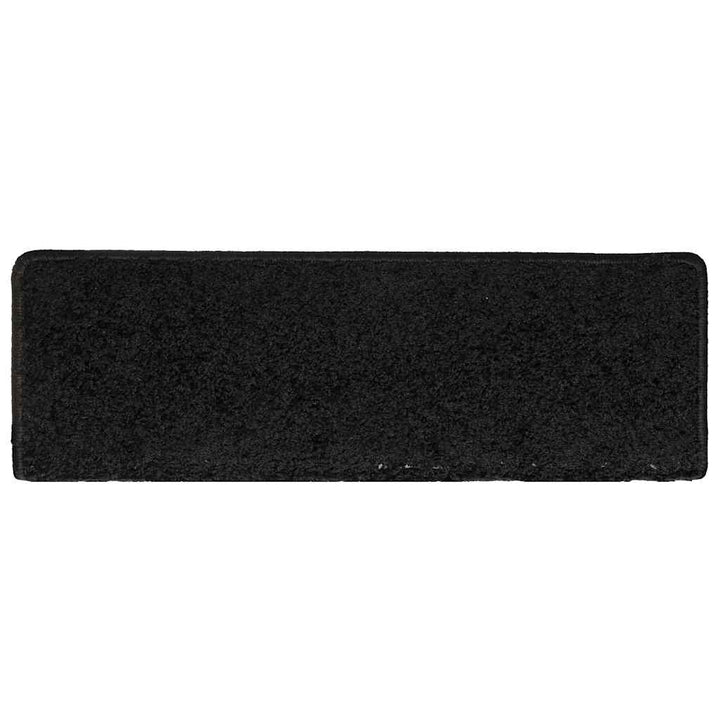 trappemåtter 30 stk. 65x21x4 cm sorte rektangulære kanter