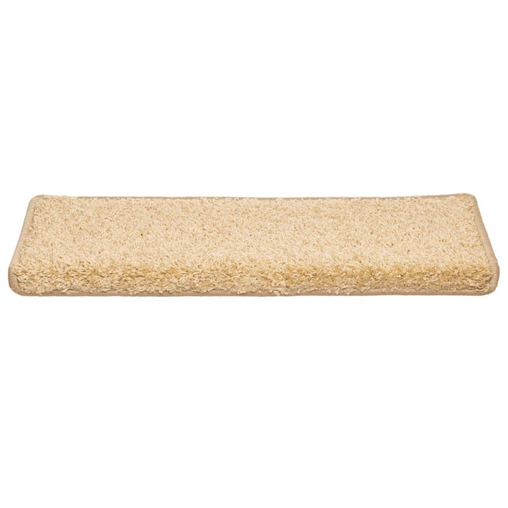 trappemåtter 30 stk. 65x21x4 cm cremefarvede rektangulære kanter