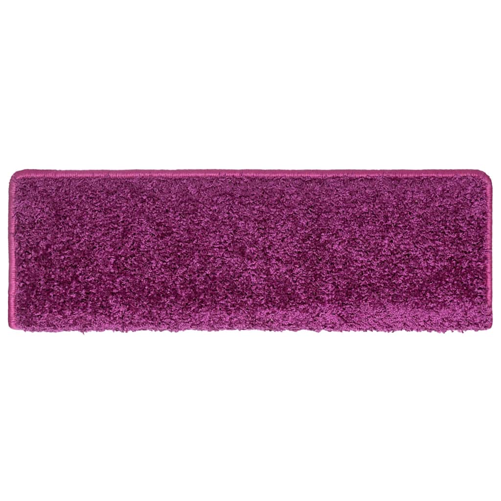 trappemåtter 30 stk. 65x21x4 cm violet rektangulær kant
