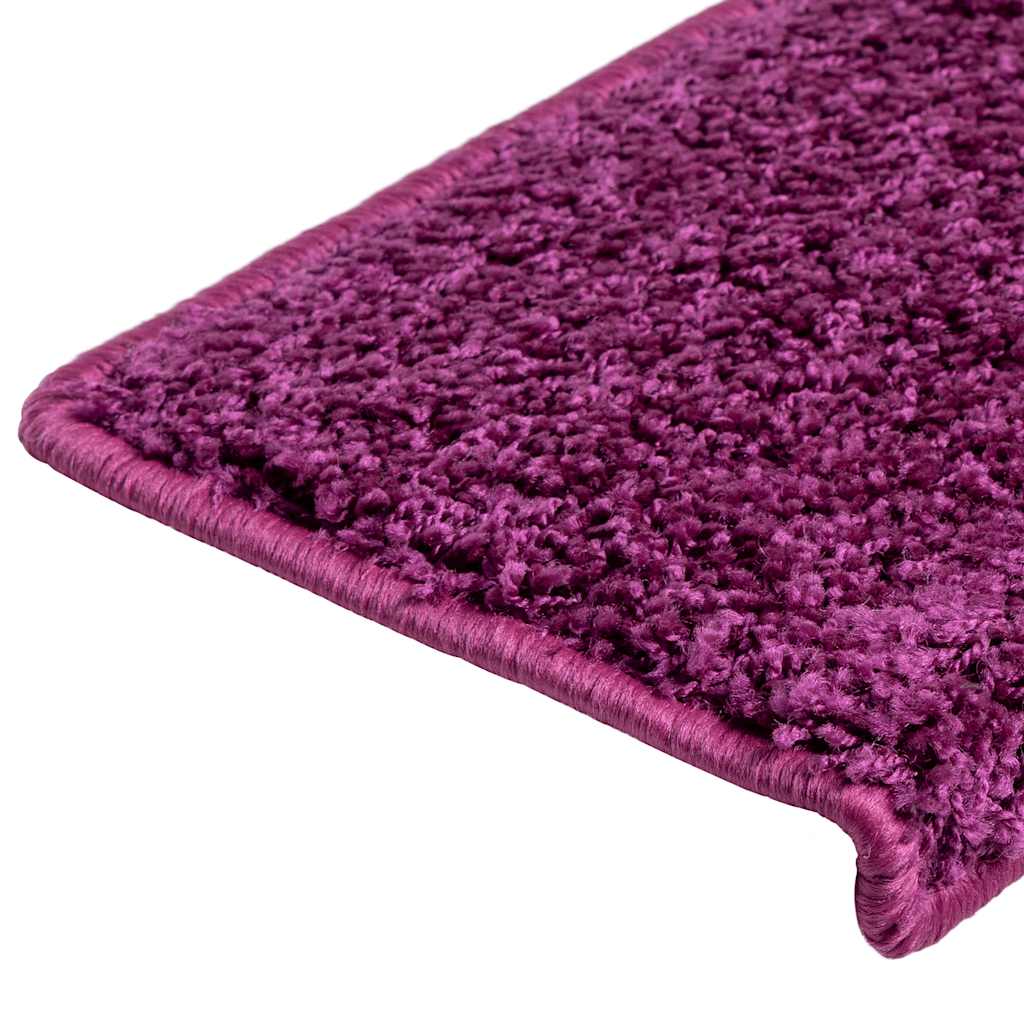 trappemåtter 30 stk. 65x21x4 cm violet rektangulær kant