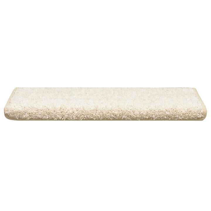 trappemåtter 30 stk. 65x21x4 cm hvide rektangulære kant