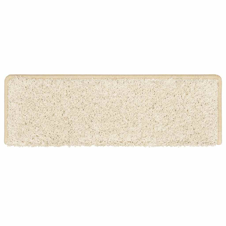 trappemåtter 30 stk. 65x21x4 cm hvide rektangulære kant