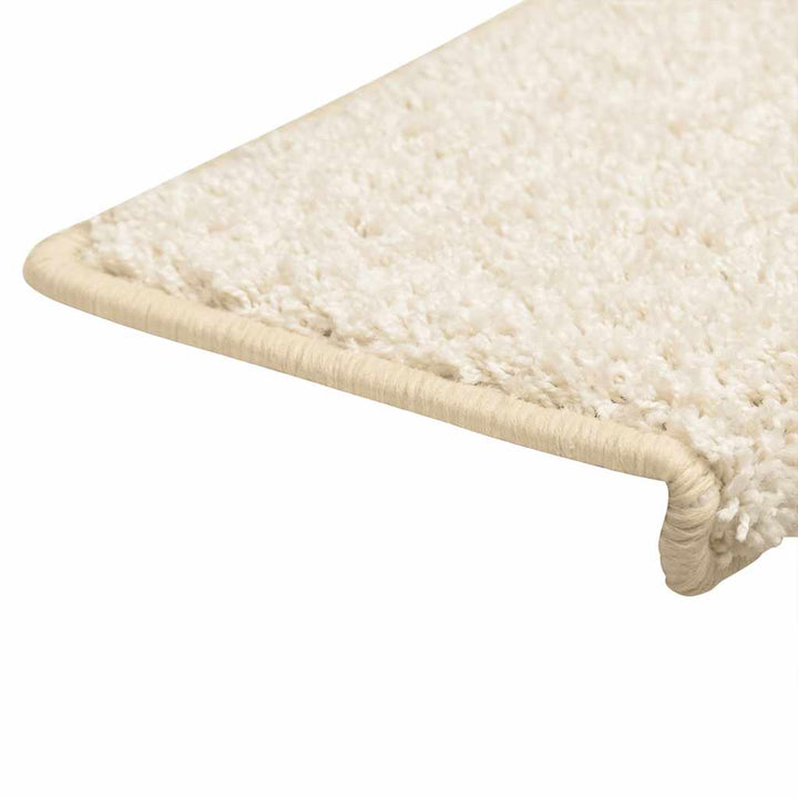 trappemåtter 30 stk. 65x21x4 cm hvide rektangulære kant