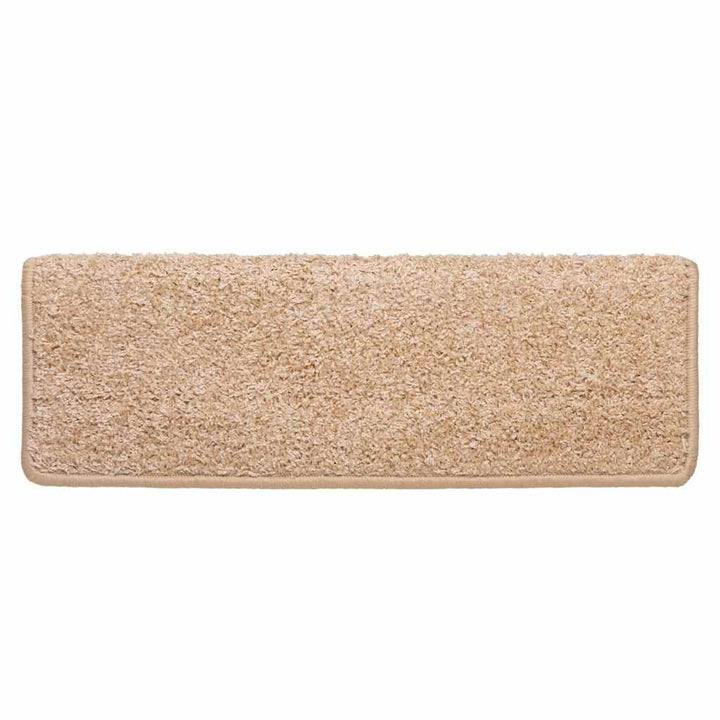 trappemåtter 30 stk. 65x21x4 cm guld rektangulær kant