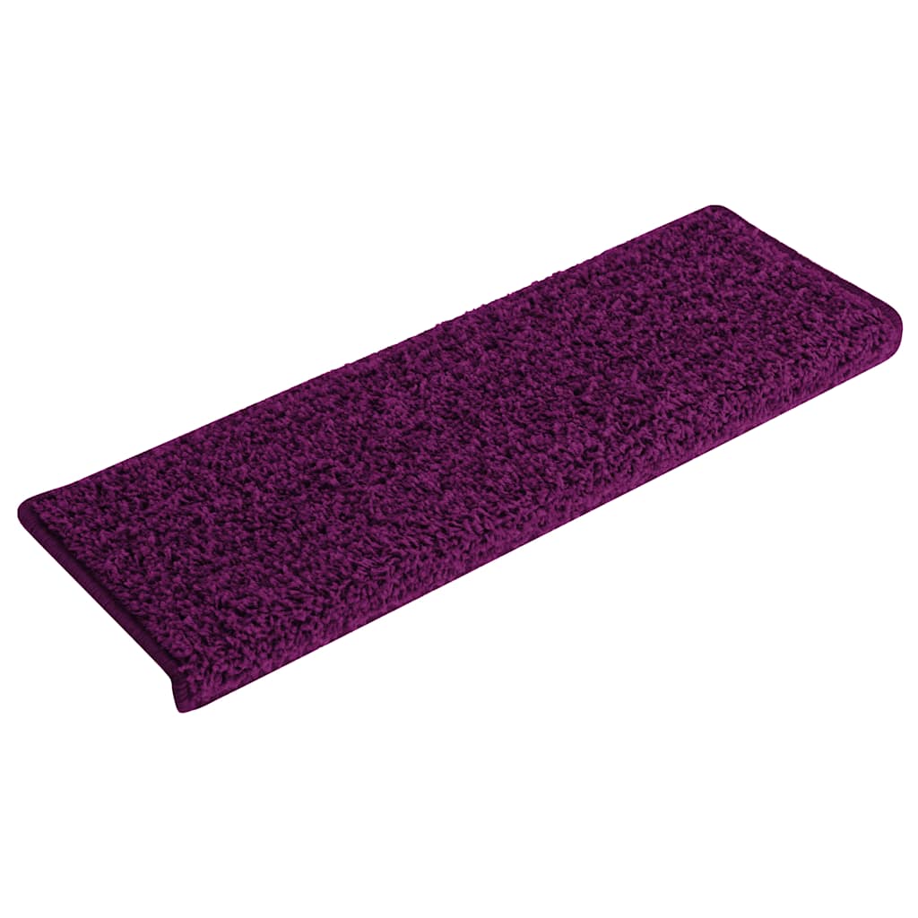 trappemåtter 30 stk. 65x21x4 cm lyserød rektangulær kant