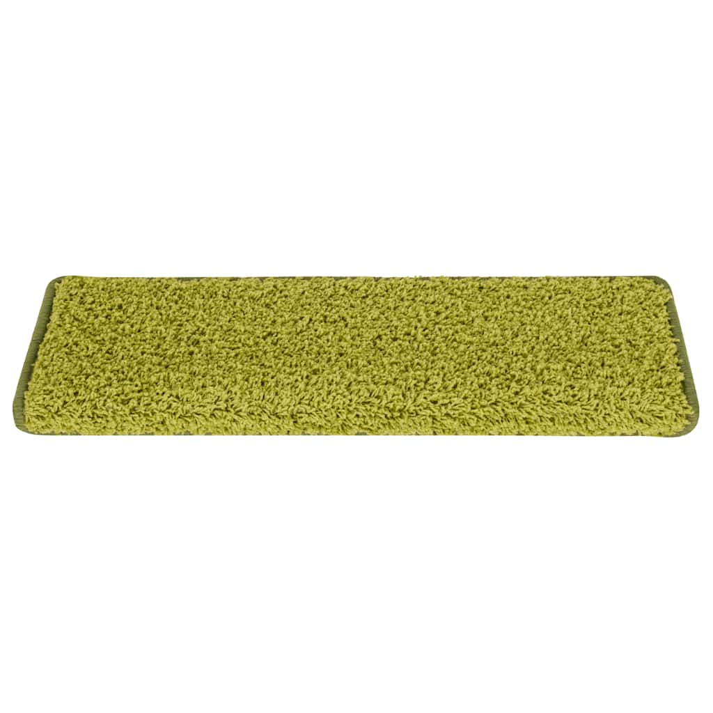 trappemåtter 30 stk. 65x21x4 cm grønne rektangulære kant