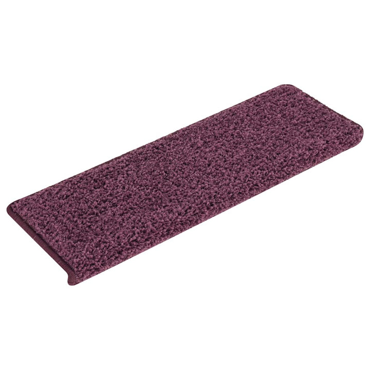trappemåtter 30 stk. 65 x 21 x 4 cm mørkelilla rektangulær kant