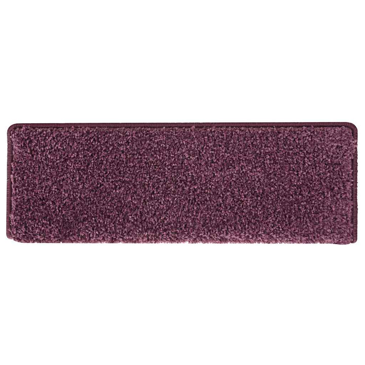 trappemåtter 30 stk. 65 x 21 x 4 cm mørkelilla rektangulær kant