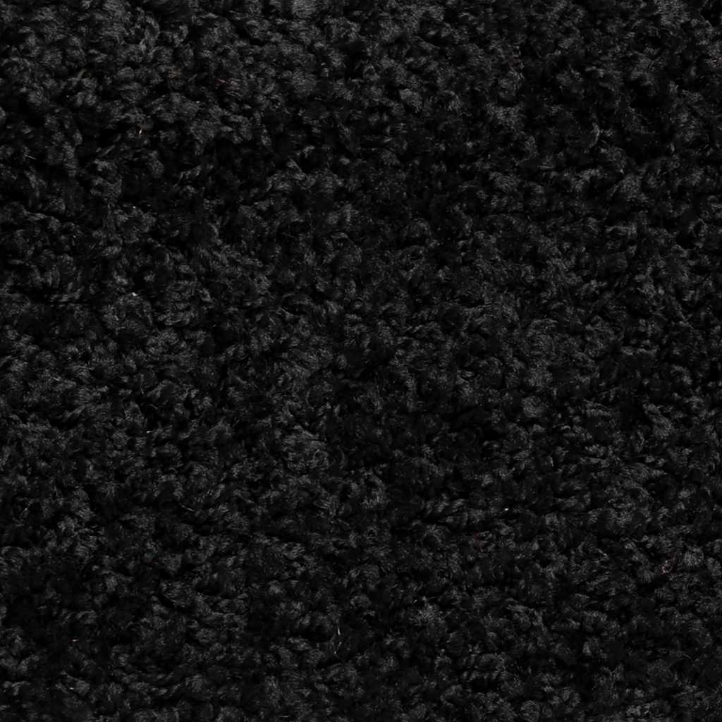 trappemåtter 20 stk. 56x17x3 cm sorte halvrunde