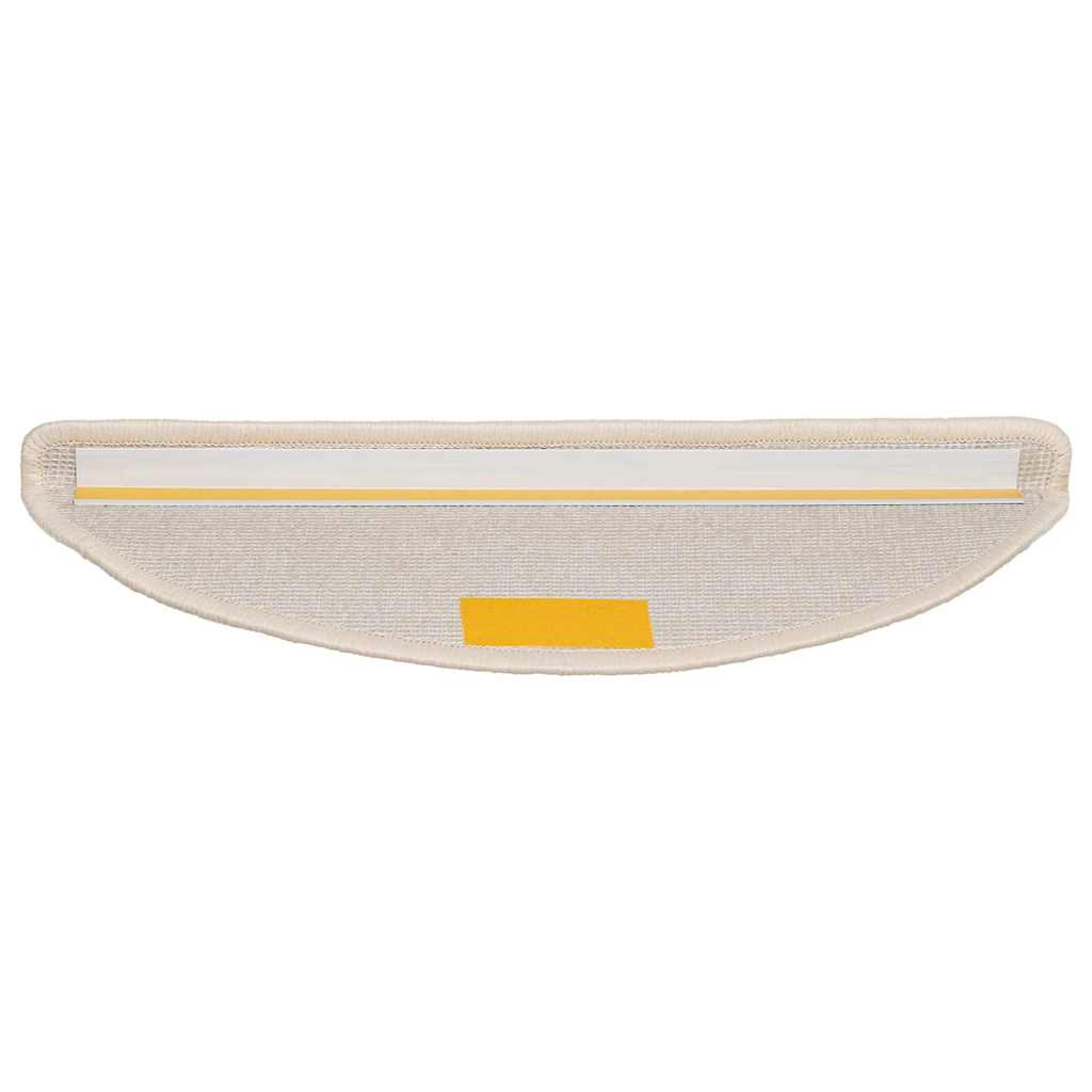 trappemåtter 20 stk. 56x17x3 cm hvide halvrunde