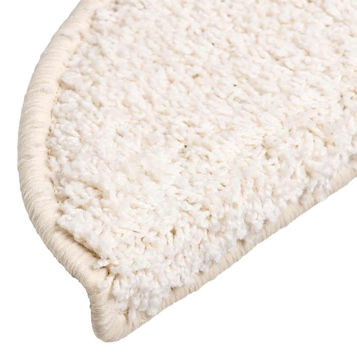 trappemåtter 20 stk. 56x17x3 cm hvide halvrunde