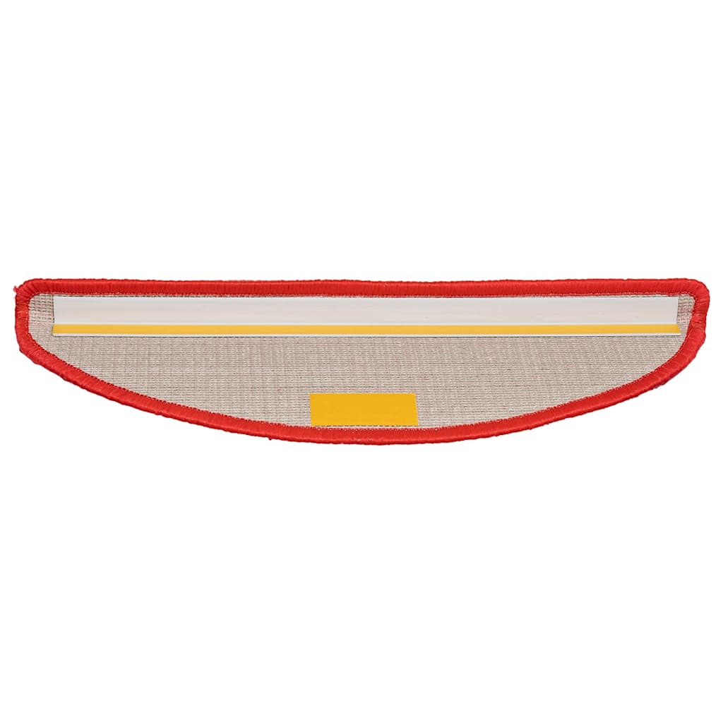 trappemåtter 20 stk. 56x17x3 cm røde halvrunde