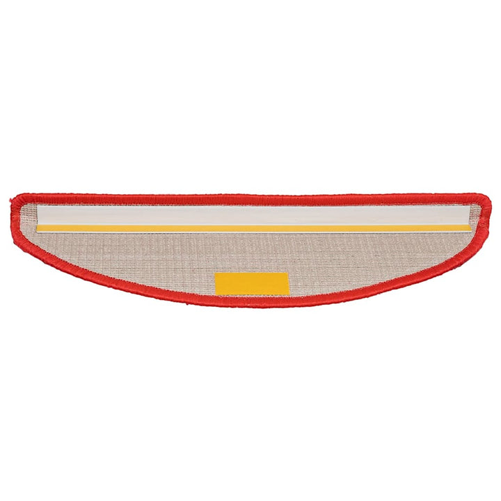 trappemåtter 20 stk. 56x17x3 cm røde halvrunde