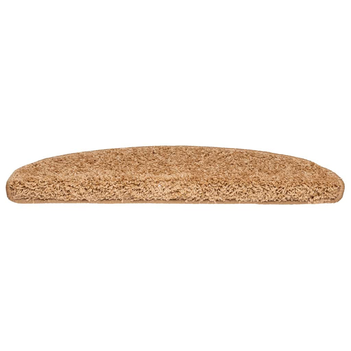 trappemåtter 20 stk. 65x21x4 cm beige halvrunde store