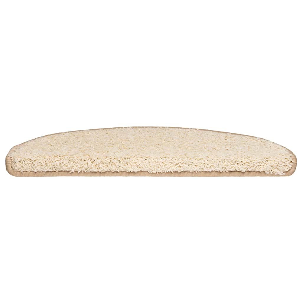 trappemåtter 20 stk. 65x21x4 cm cremefarvede halvrund store