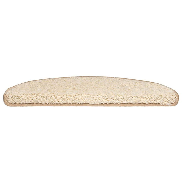 trappemåtter 20 stk. 65x21x4 cm cremefarvede halvrund store