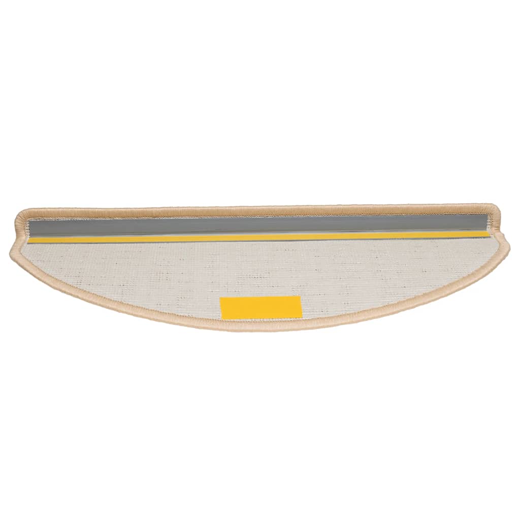 trappemåtter 20 stk. 65x21x4 cm cremefarvede halvrund store