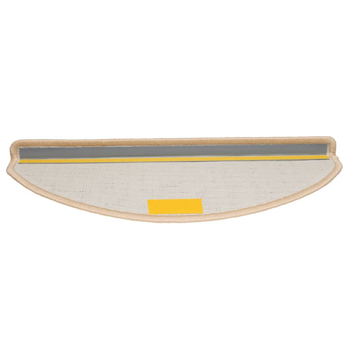trappemåtter 20 stk. 65x21x4 cm cremefarvede halvrund store