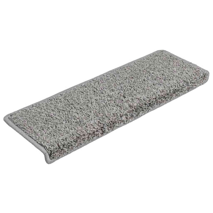 trappemåtter 20 stk. 65x21x4 cm grå rektangulær kant