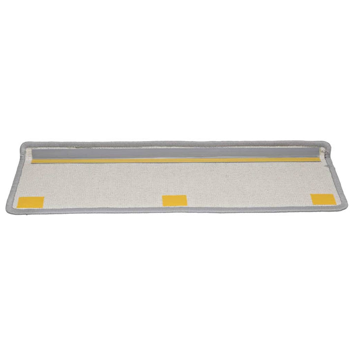 trappemåtter 20 stk. 65x21x4 cm grå rektangulær kant