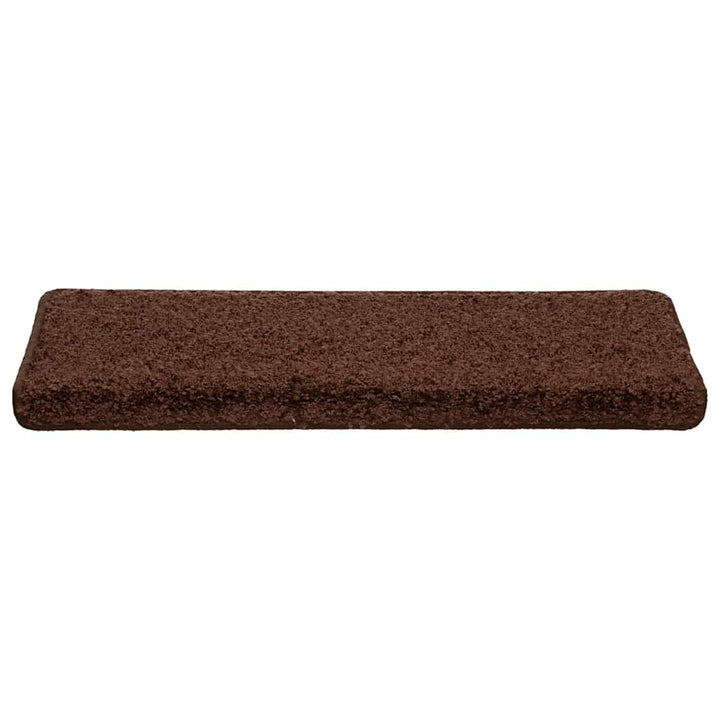 trappemåtter 20 stk. 65x21x4 cm brune rektangulære kanter