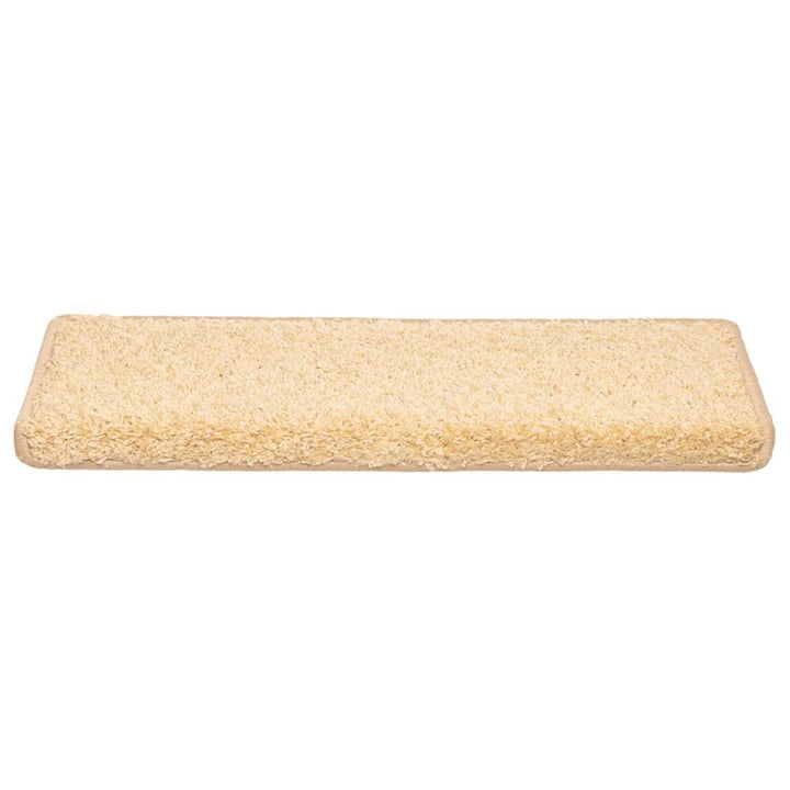 trappemåtter 20 stk. 65x21x4 cm cremefarvede rektangulære kanter