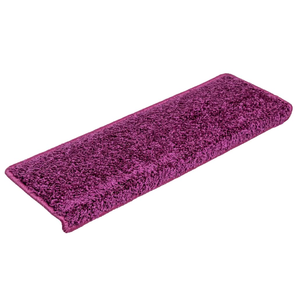 trappemåtter 20 stk. 65x21x4 cm violet rektangulær kant