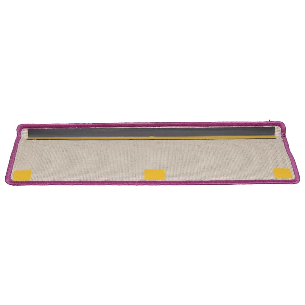 trappemåtter 20 stk. 65x21x4 cm violet rektangulær kant
