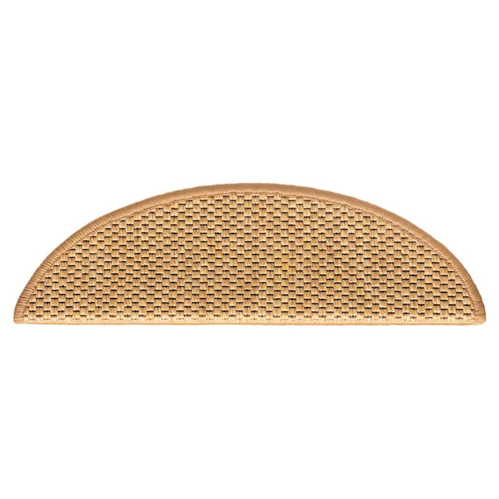 selvklæbende trappemåtter 30 stk. 56x17x3 cm sisal-look sisal