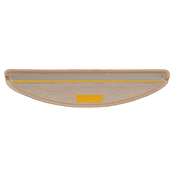 selvklæbende trappemåtter 30stk. 56x17x3cm sisal-look lys beige