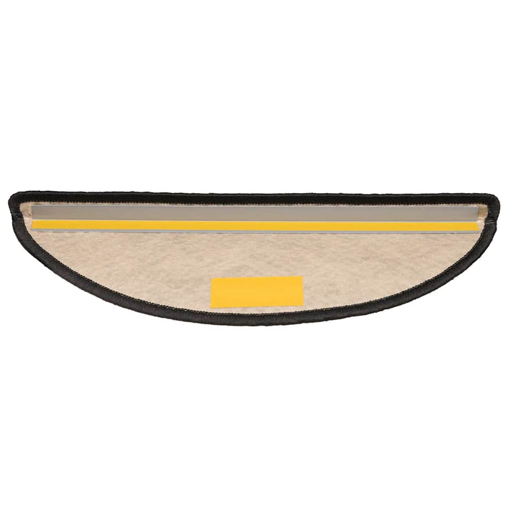 selvklæbende trappemåtter 30 stk. 65x21x4cm sisal-look antracit