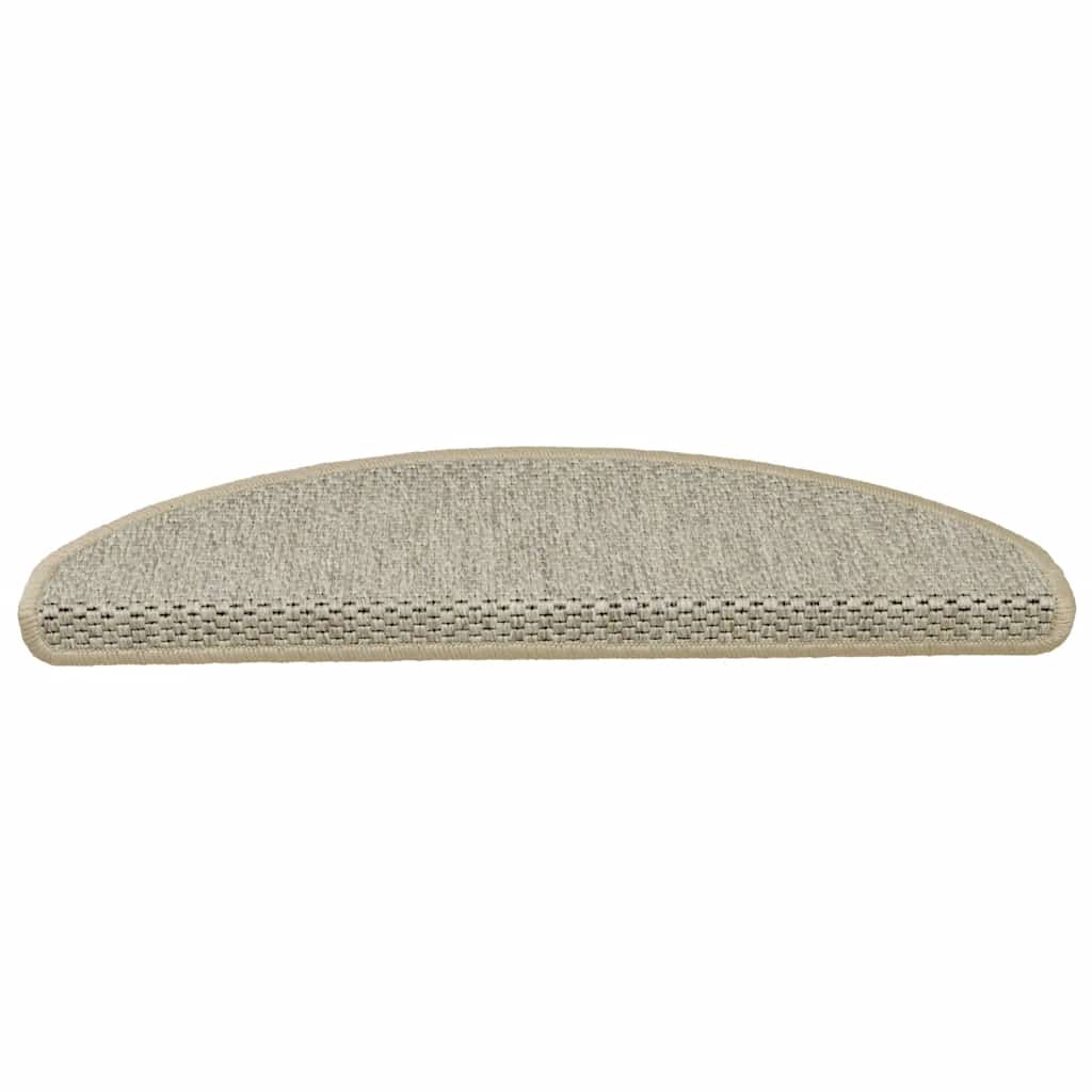 selvklæbende trappemåtter 30 stk. 65x21x4cm sisal-look lysegrøn
